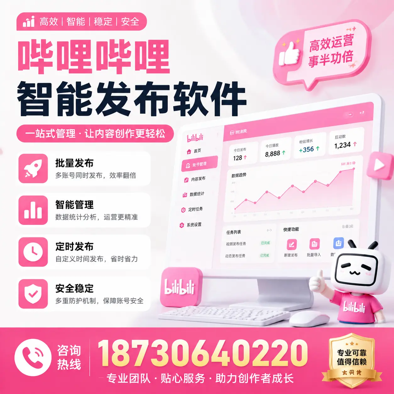 如何评估哔哩哔哩智能发布软件的ROI?恩施 企业必读